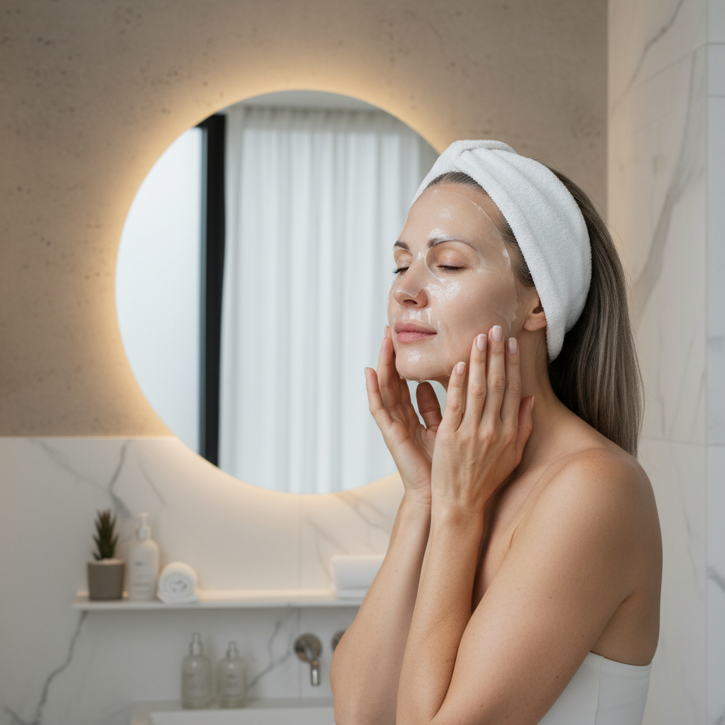 Kollagen Gesichtsmaske