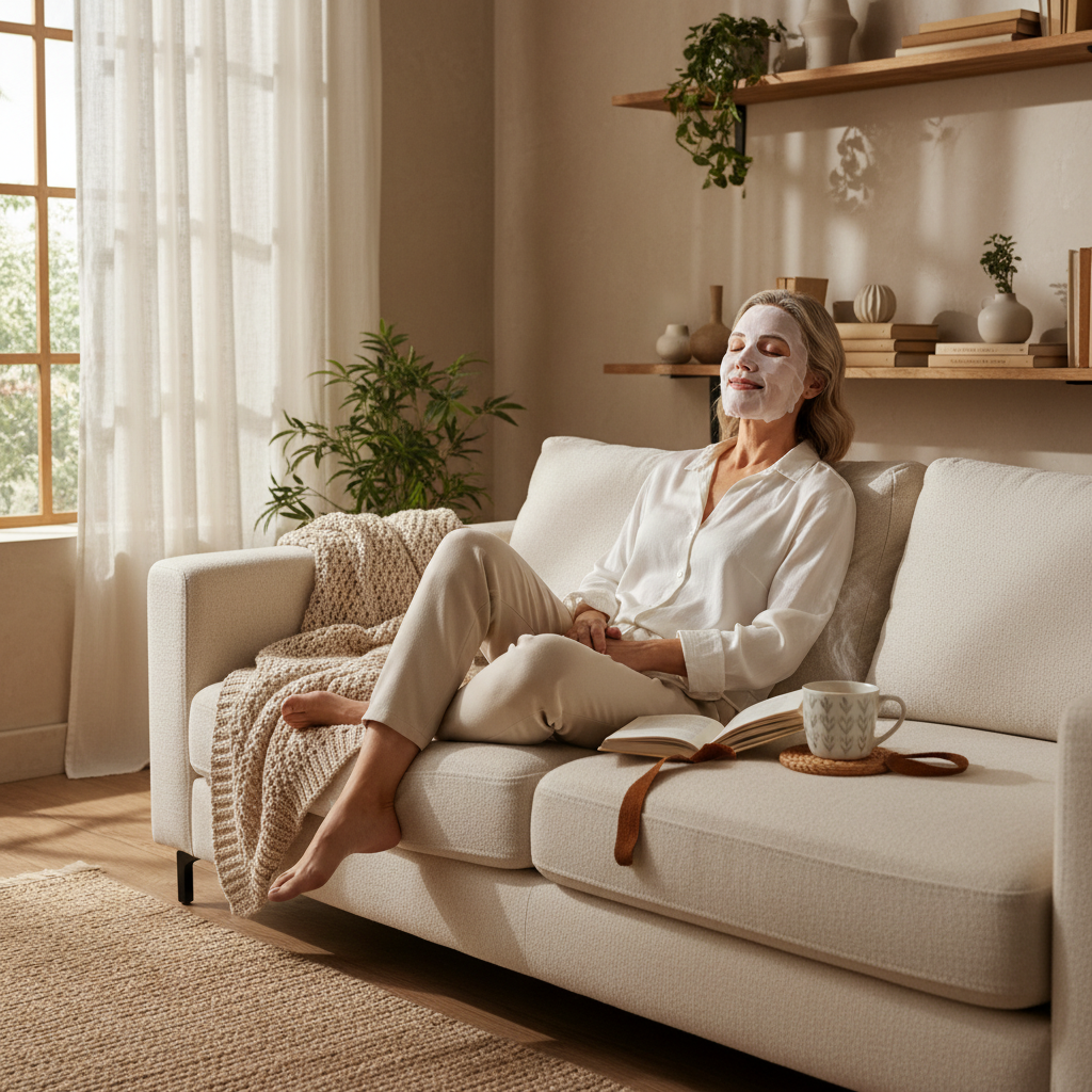 Kollagen Gesichtsmaske